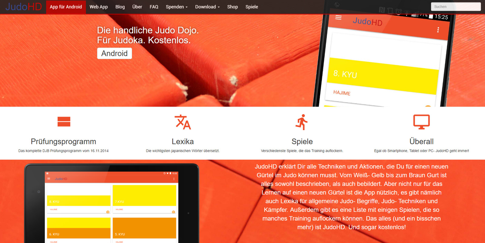 JudoHD.de App