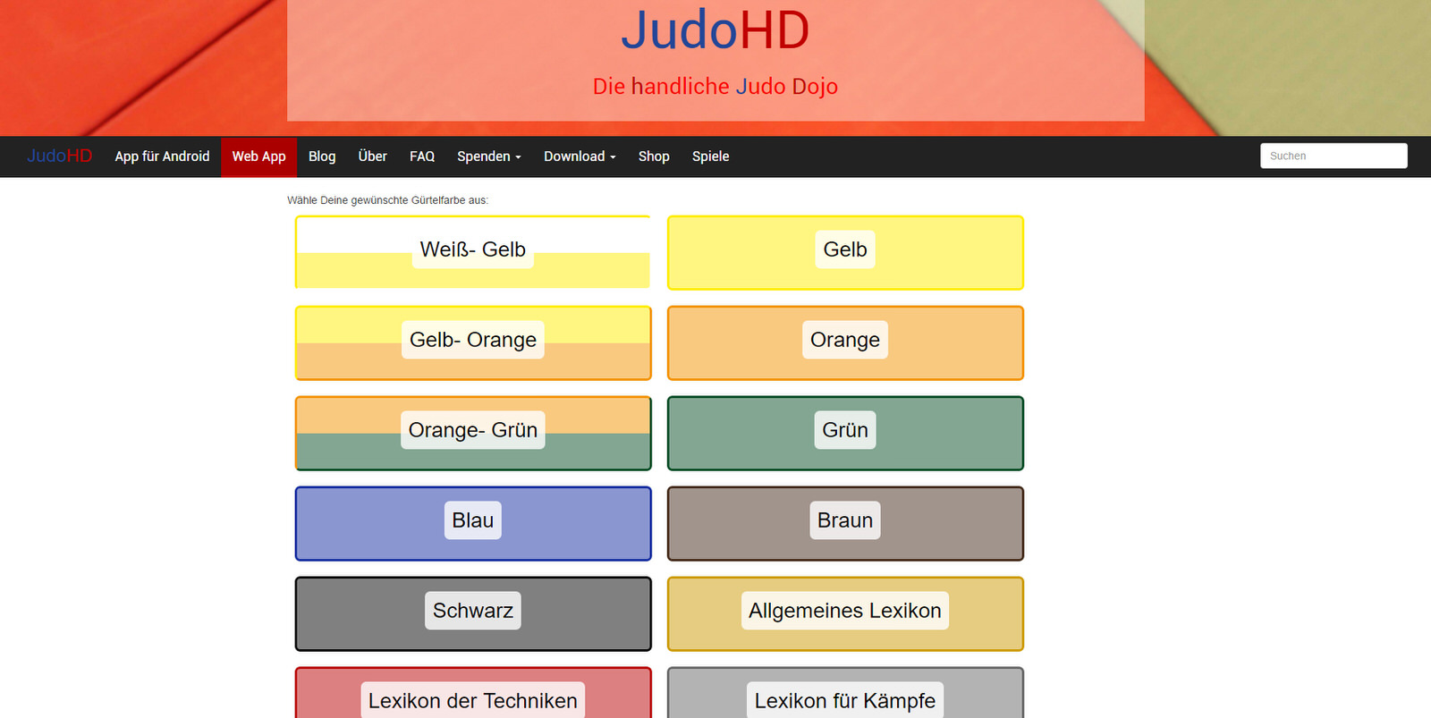 JudoHD.de Webapp