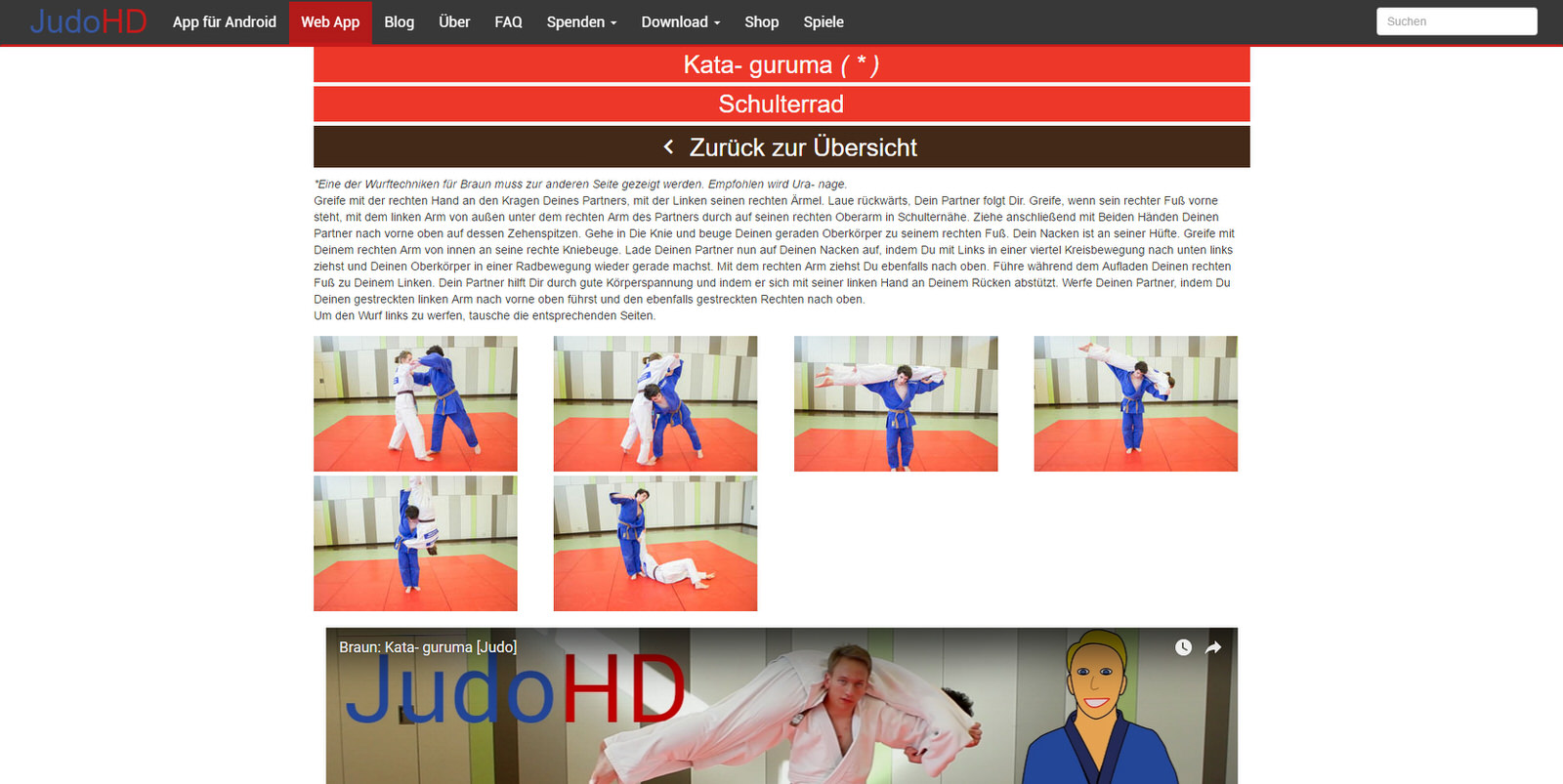 JudoHD.de Webapp