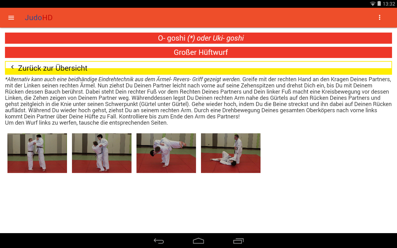 JudoHD App Weiß- Gelb